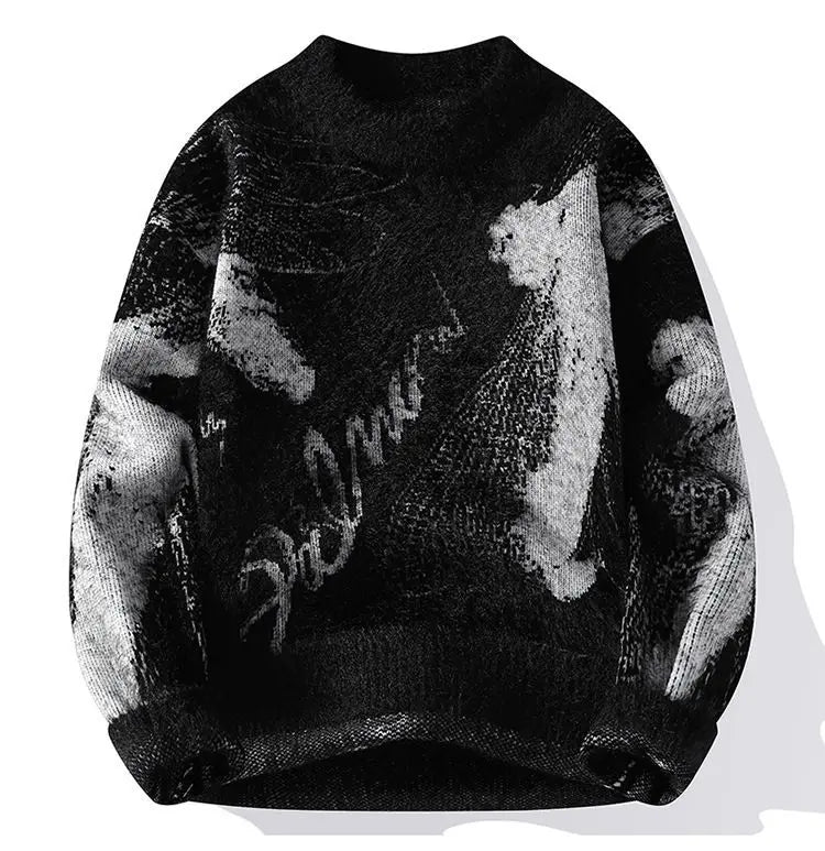 Vintage Harajuku Striped Sweater